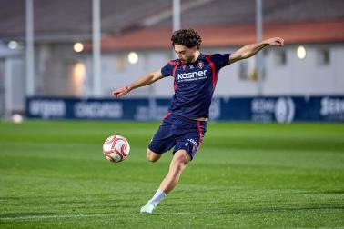 Entrenamiento de Osasuna en Tajonar del 28 de octubre