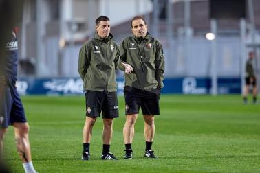 Entrenamiento de Osasuna en Tajonar del 28 de octubre