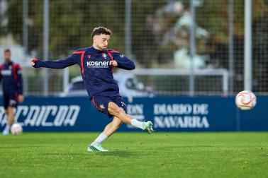 Entrenamiento de Osasuna en Tajonar del 28 de octubre