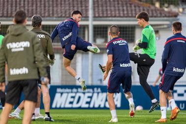 Entrenamiento de Osasuna en Tajonar del 28 de octubre