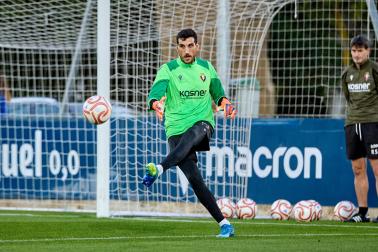 Entrenamiento de Osasuna en Tajonar del 28 de octubre