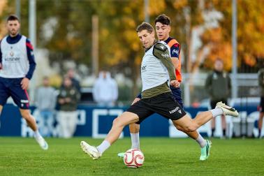 Entrenamiento de Osasuna en Tajonar del 28 de octubre