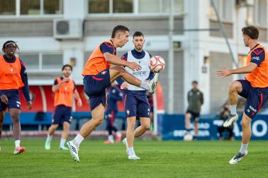 Entrenamiento de Osasuna en Tajonar del 28 de octubre