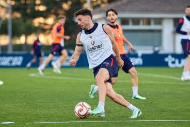 Entrenamiento de Osasuna en Tajonar del 28 de octubre