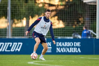 Entrenamiento de Osasuna en Tajonar del 28 de octubre