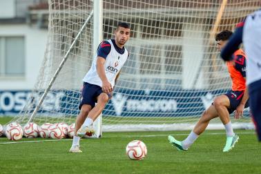 Entrenamiento de Osasuna en Tajonar del 28 de octubre