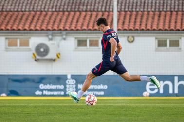 Entrenamiento de Osasuna en Tajonar del 28 de octubre