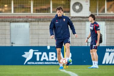 Entrenamiento de Osasuna en Tajonar del 28 de octubre