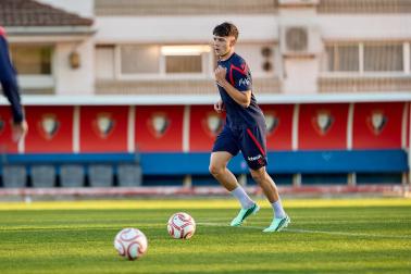 Entrenamiento de Osasuna en Tajonar del 28 de octubre