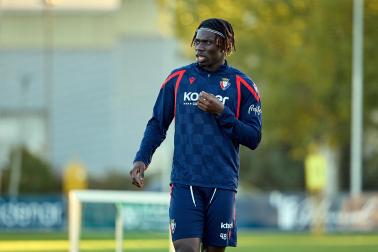 Entrenamiento de Osasuna en Tajonar del 28 de octubre