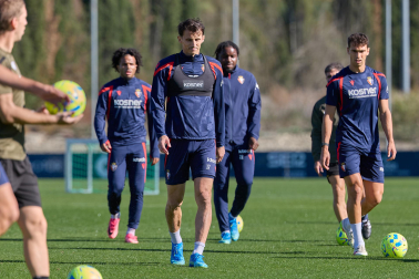 Fotos del entrenamiento de Osasuna de este viernes 30 de octubre