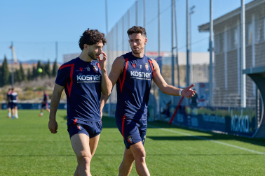 Fotos del entrenamiento de Osasuna de este viernes 30 de octubre