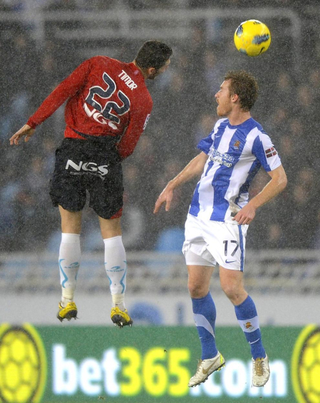 Imagen del partido de la 18ª jornada de Liga entre Real Sociedad y Osasuna