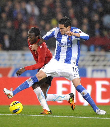 Imagen del partido de la 18ª jornada de Liga entre Real Sociedad y Osasuna