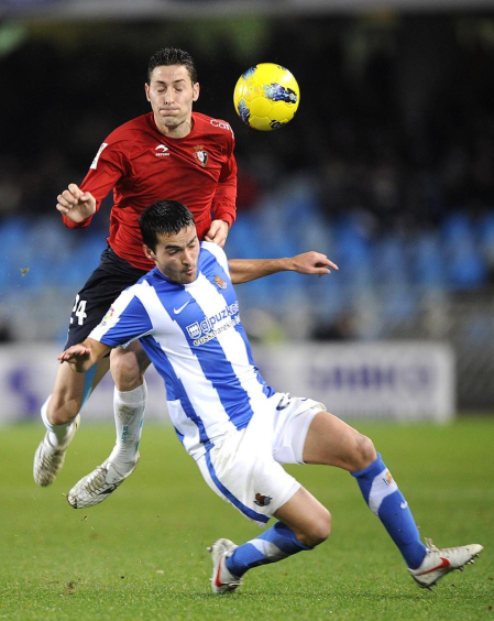 Imagen del partido de la 18ª jornada de Liga entre Real Sociedad y Osasuna