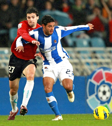 Imagen del partido de la 18ª jornada de Liga entre Real Sociedad y Osasuna