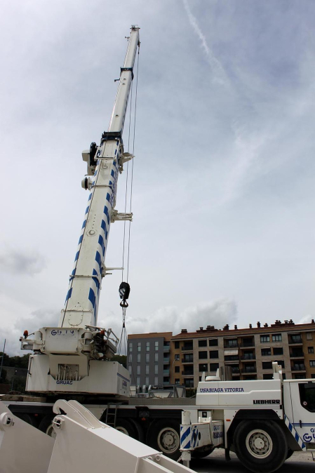 Hoy se ha iniciado la construccion e la gran noria