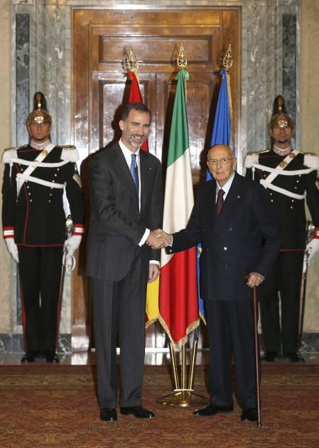 Los Reyes realizan este miércoles una visita oficial a Roma durante la cual se reunirán con varias personalidades.