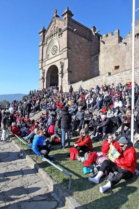 Unas 19.300 personas han participado en la segunda Javierada de 2016