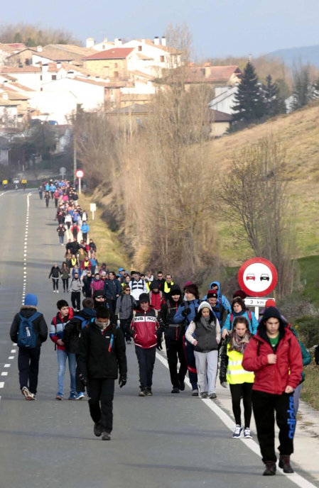 Unas 19.300 personas han participado en la segunda Javierada de 2016
