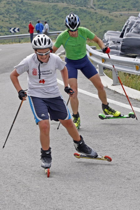 II Subida a Beorburu de Roller Ski