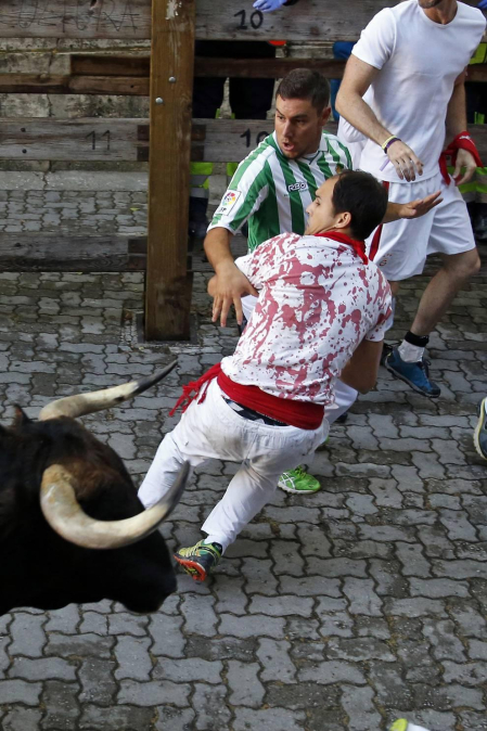 Las mejores imágenes del encierro exclusivas de los fotógrafos de Diario de Navarra