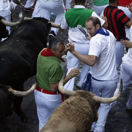 Las mejores imágenes del encierro exclusivas de los fotógrafos de Diario de Navarra