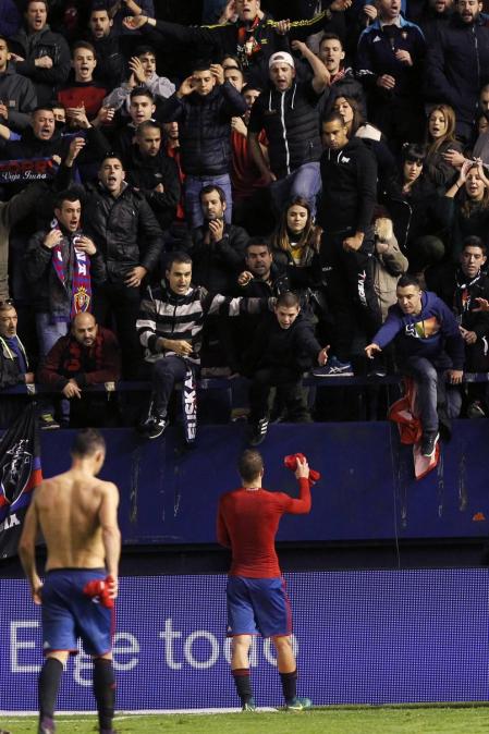 Imágenes del partido disputado en El Sadar entre Osasuna y Atlético de Madrid