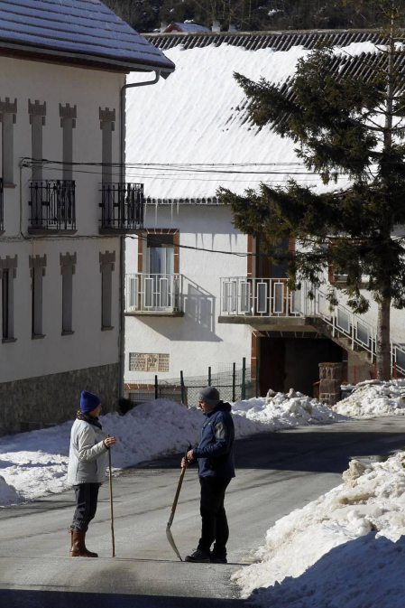 Las localidades navarras alcanzaron los 11 grados bajo cero el pasado jueves.