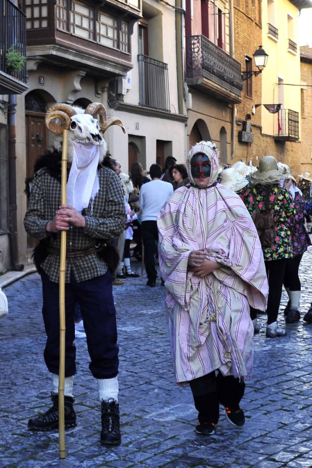 Imágenes del carnaval en Olite
