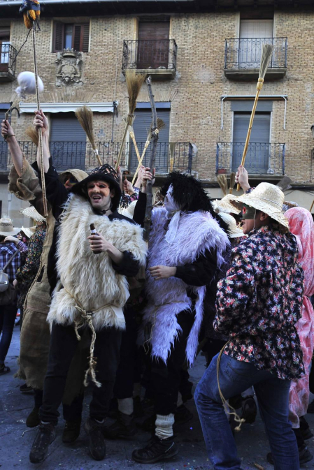 Imágenes del carnaval en Olite