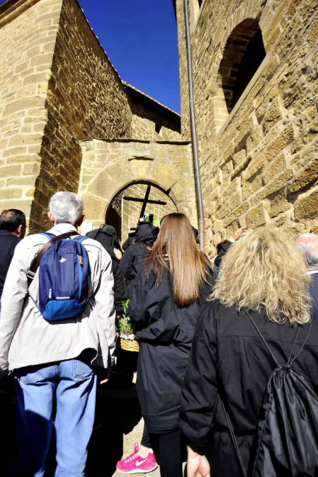 Imágenes de la romería a Ujué de Figarol, Olite, Mélida y Carcastillo.