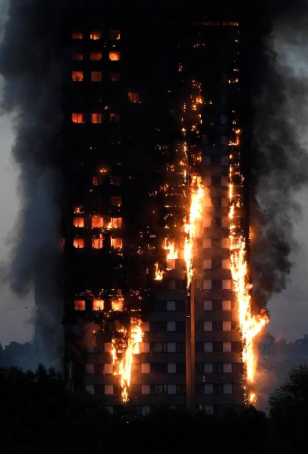 Incendio de la Torre Grenfell, en Londres