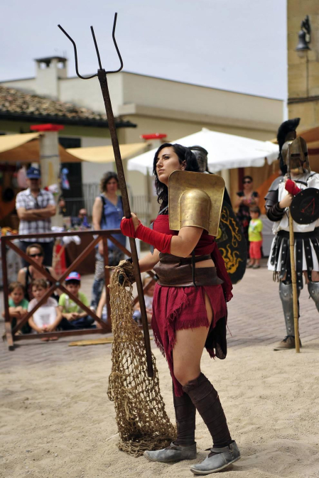 Mendigorría acogió la XVI edición del Festival Romano con el que se pretende impulsar el yacimiento mejor conservado de Navarra