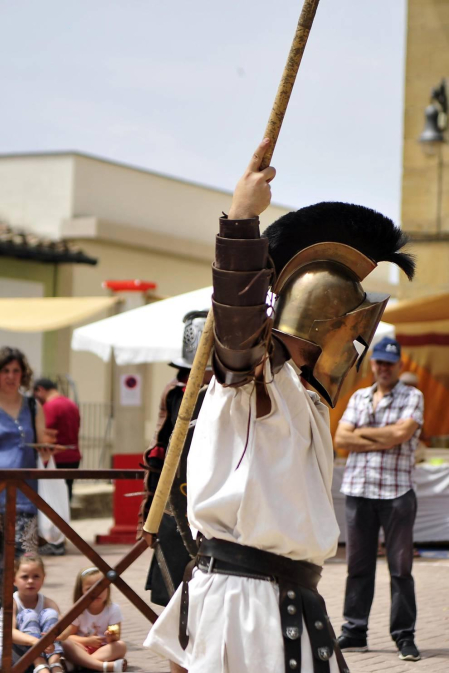 Mendigorría acogió la XVI edición del Festival Romano con el que se pretende impulsar el yacimiento mejor conservado de Navarra