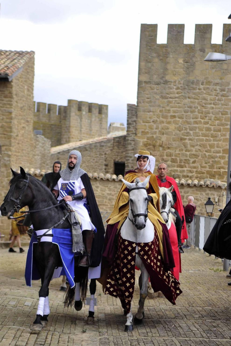 Imágenes de las fiestas medievales en Artajona 2017