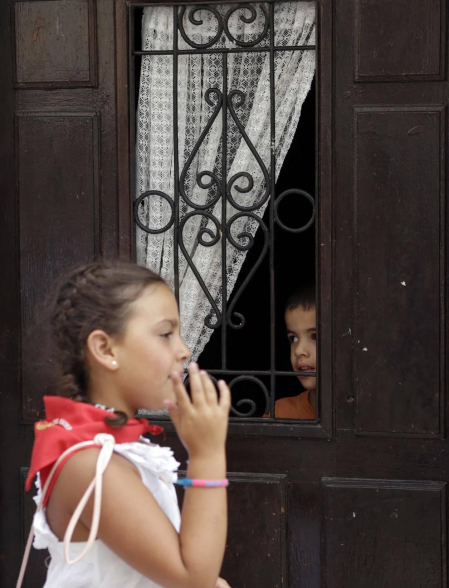 Imágenes del Día grande las fiestas de Larraga.