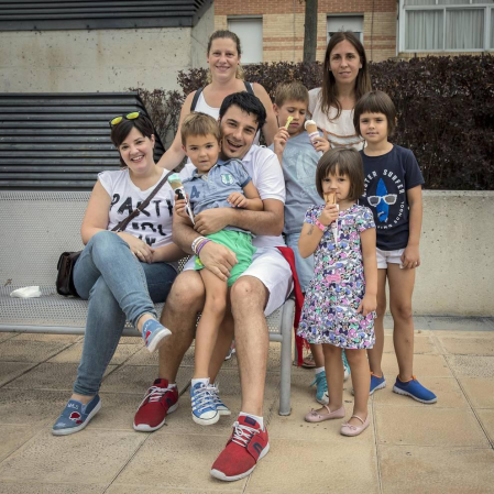 Despedida en Noáin de la Comparsa de Gigantes y Cabezudos