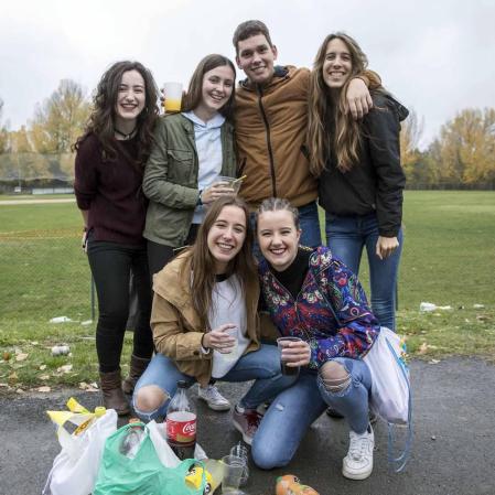 Fotos de la Carpa Universitaria 2017 en la Ciudad Deportiva Amaya, en Pamplona.