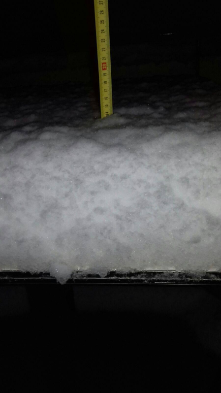 Imágenes enviadas por los lectores de Diario de Navarra de las luvias y las nieves del 6 de enero de 2018.