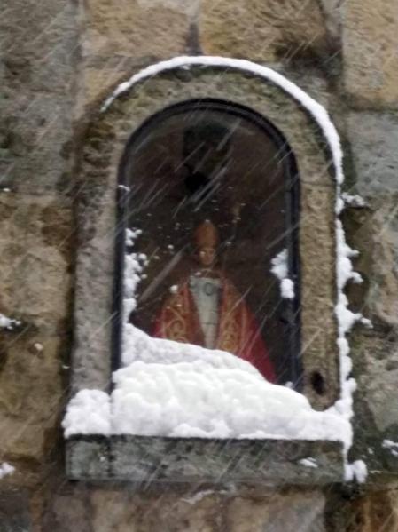 Estampas de todos los rincones de Navarra bajo el manto blanco caído el último día de febrero.
