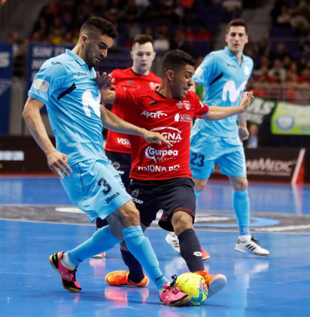 Osasuna Magna no pudo y cayó por la mínima, 2-1, contra el favorito Inter Movistar en cuartos de final de la Copa de España 2018 disputados en el Wizink Center de Madrid
