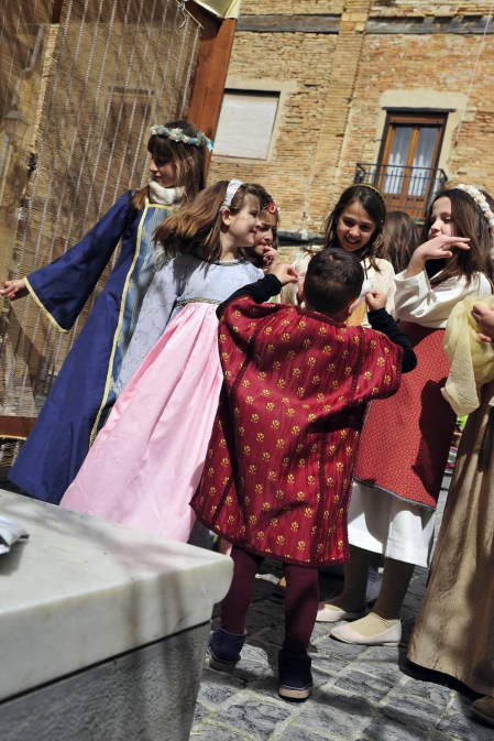 La plaza Carlos III El Noble de Olite ha acogido la grabación del programa de TVE Masterchef.