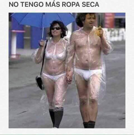 Estampas graciosas haciendo alusión al temporal de lluvia que afectó a la Comunidad foral del 10 al 14 de abril.