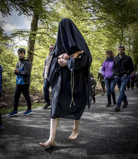Imágenes de la romería de Roncesvalles.