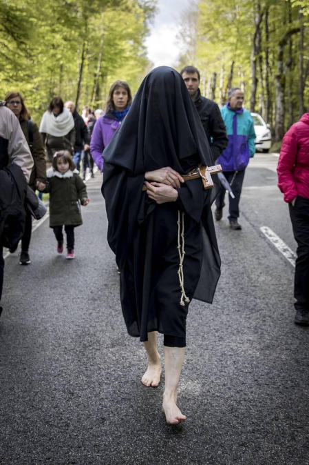Imágenes de la romería de Roncesvalles.