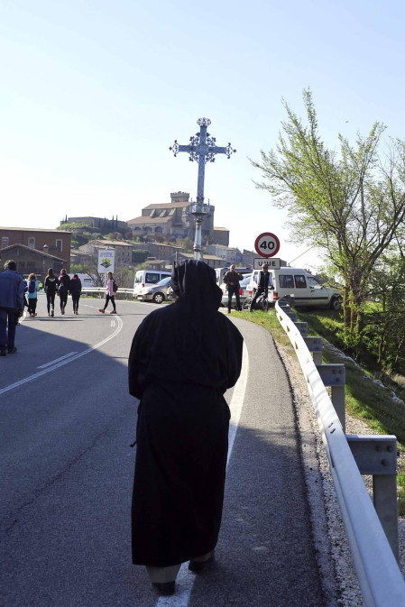 Romería de Ujué, que transcurre por Figarol, Carcastillo, Mélida y Olite