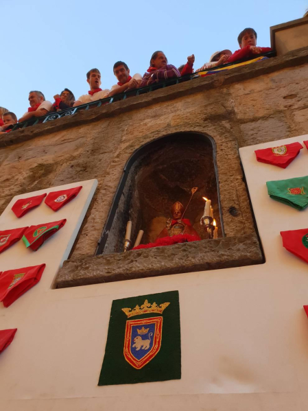 Imágenes del quinto encierro de los sanfermines, con toros de la ganadería Núñez del Cuvillo