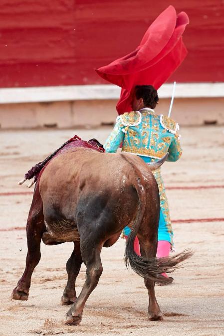 Faena de los toros de la ganadería de Fuente Ymbro para los diestros Juan José Padilla, Roca Rey y Cayetano