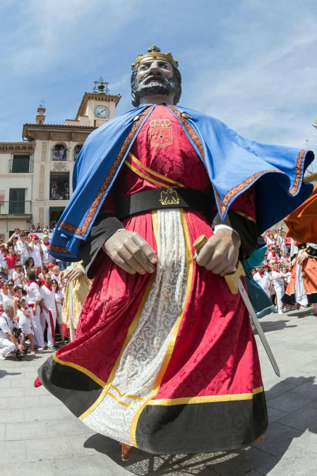 Fotos del encierro y la gigantada del quinto día de las fiestas de Tudela 2018, 28 de julio.